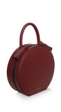 Woman Leather Bag Lady Anne Tesoro Crimson
