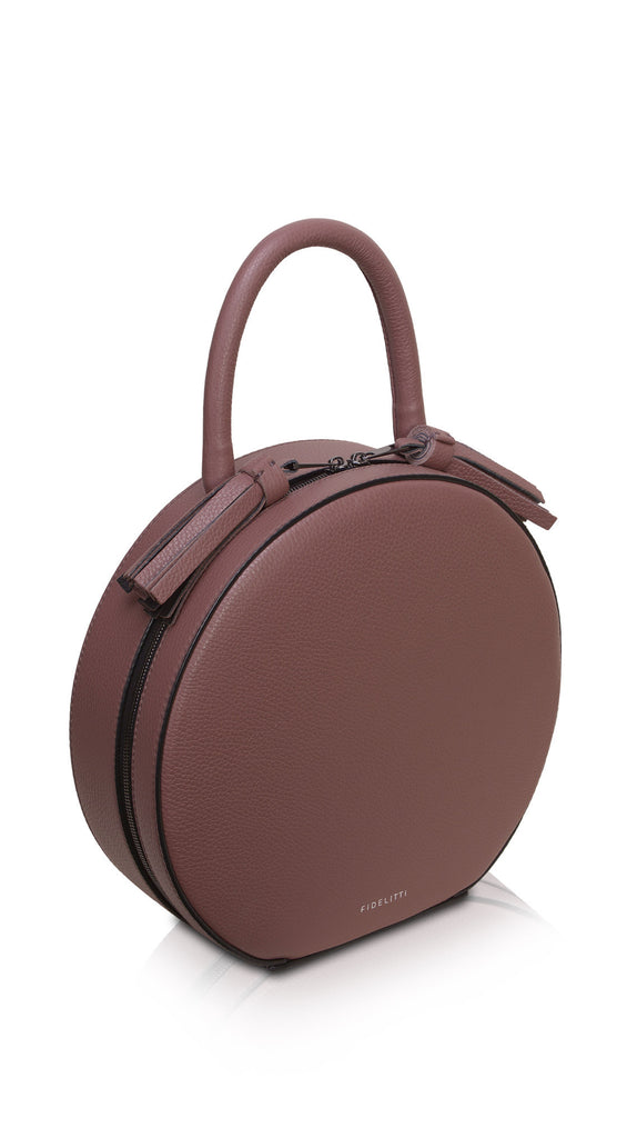 Woman Leather Bag Lady Anne Tesoro Lavender