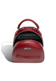 Woman Leather Backpack Lady Anne Vogue Mini Red