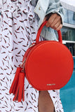 Woman Leather Bag Lady Anne Tesoro Red