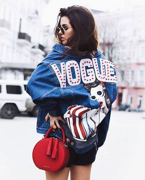 Woman Leather Bag Lady Anne Tesoro Red