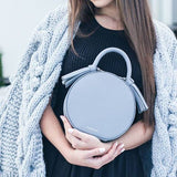 Woman Leather Bag Lady Anne Tesoro Crimson