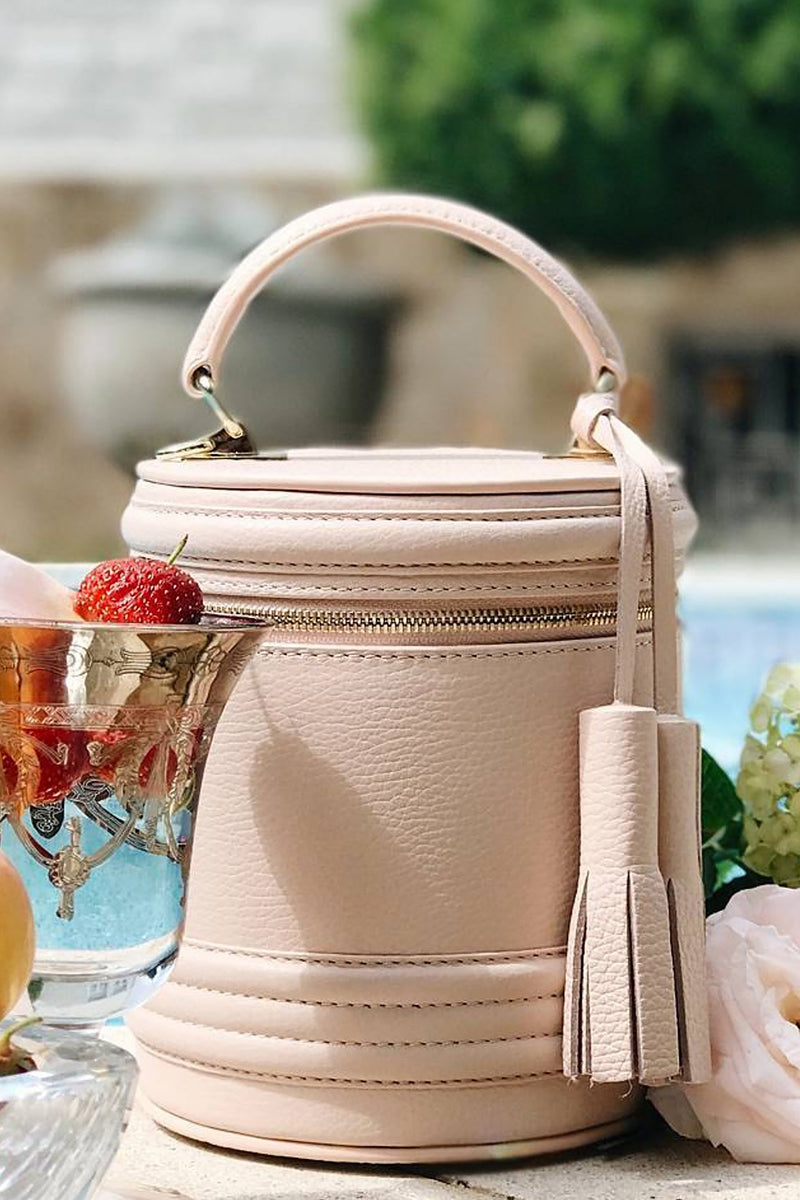 Woman Leather Cross Body Bag Lady Anne Barrel Oldlace