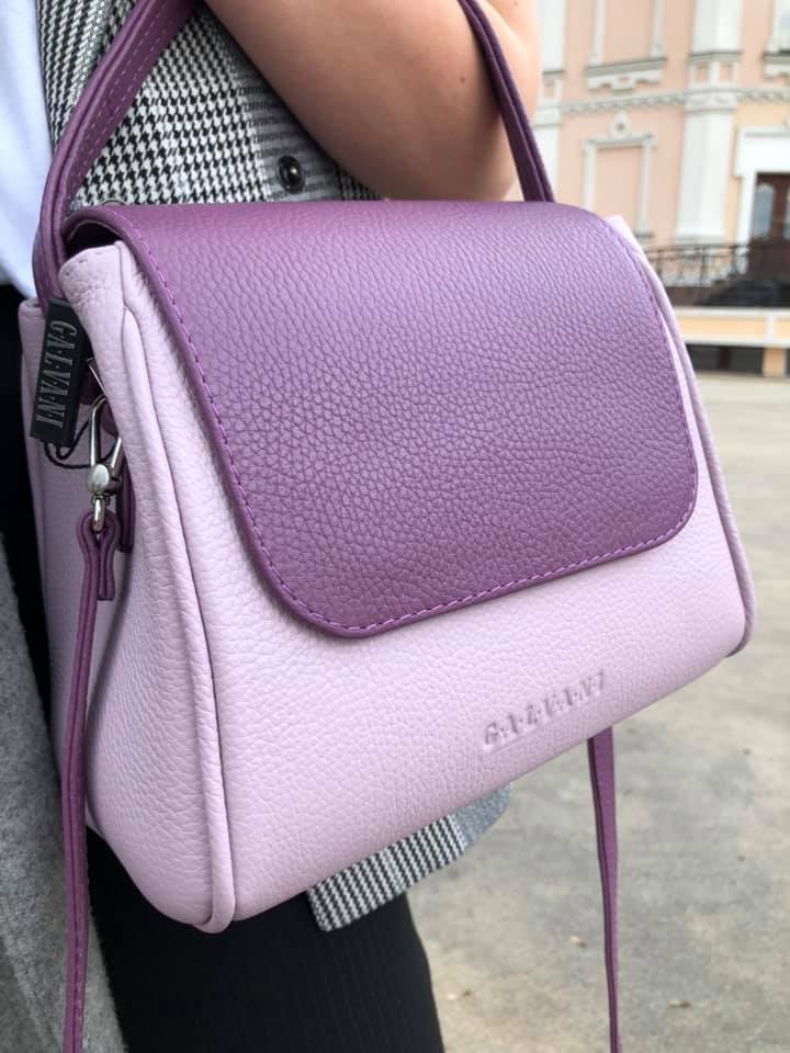 Women Leather Handbag Farfalla Red