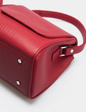 Women Leather Handbag Farfalla Red