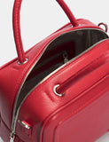 Women Leather Crossbody Bag Bacio M Red