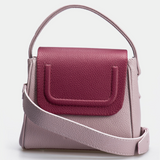 Women Leather Handbag Farfalla Red