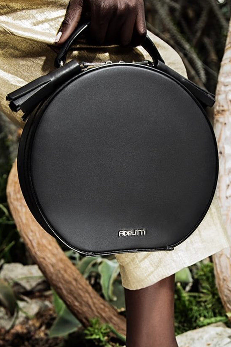 Woman Leather Bag Lady Anne Tesoro Black