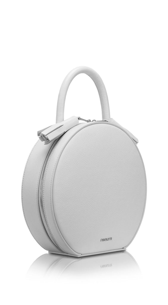 Woman Leather Bag Lady Anne Tesoro Mini Crimson