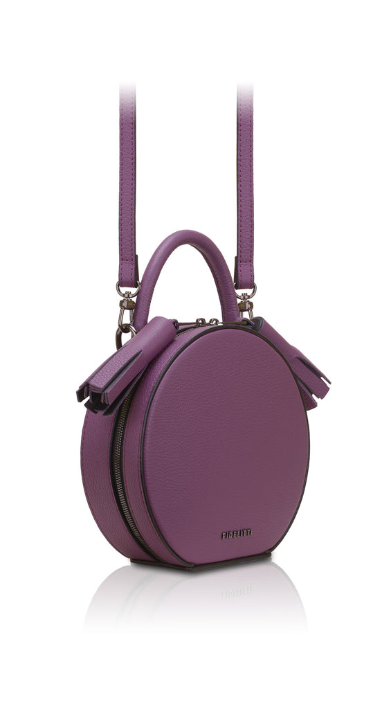 Woman Leather Bag Lady Anne Tesoro Crimson