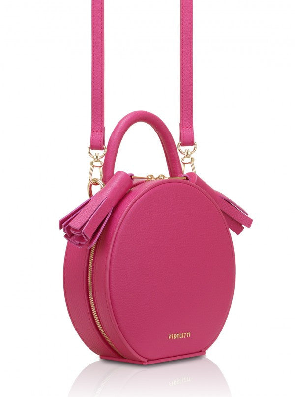 Woman Leather Bag Lady Anne Tesoro Mini Dark Red