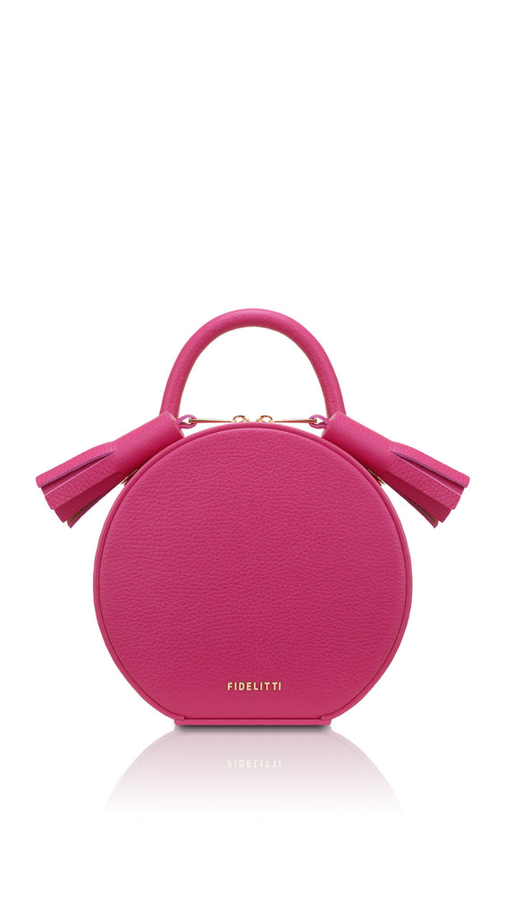 Woman Leather Bag Lady Anne Tesoro Mini Dark Red