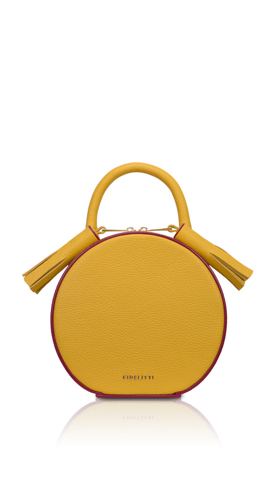 Woman Leather Bag Lady Anne Tesoro Mini Crimson