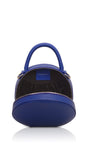 Woman Leather Bag Lady Anne Tesoro Mini Medium Blue