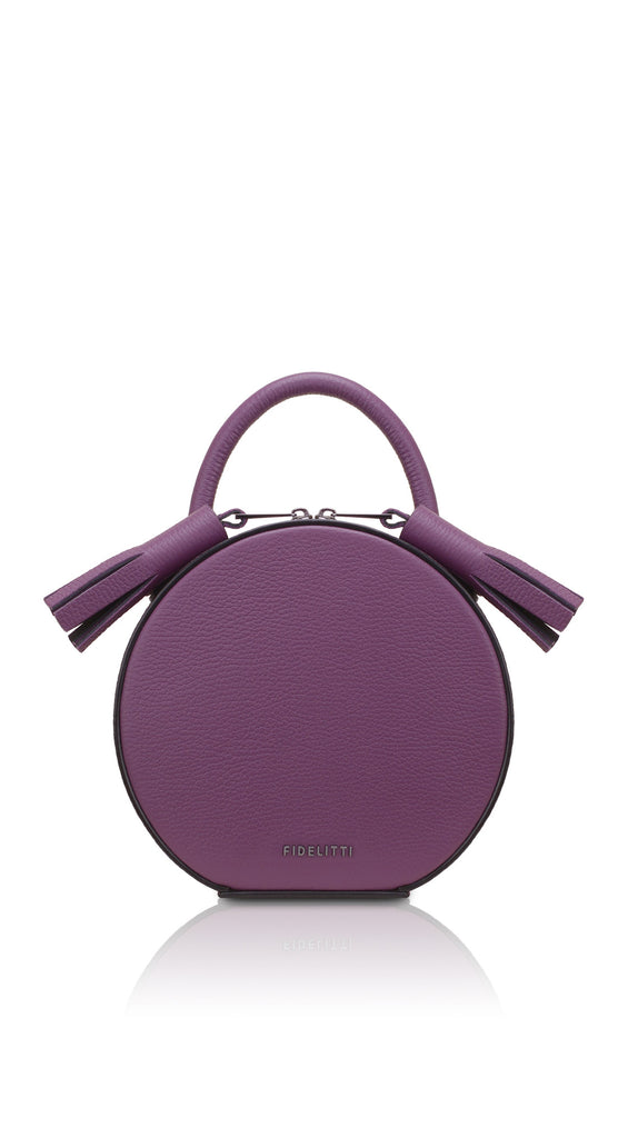 Woman Leather Bag Lady Anne Tesoro Mini Dark Red