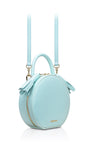 Woman Leather Bag Lady Anne Tesoro Mini Aquamarine