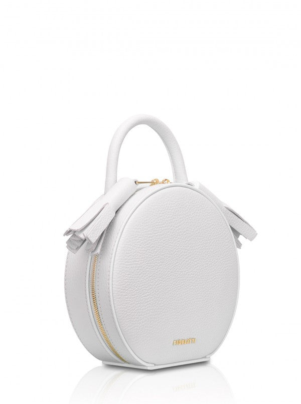 Woman Leather Bag Lady Anne Tesoro Lavender