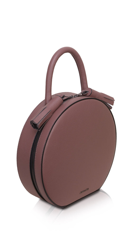 Woman Leather Bag Lady Anne Tesoro Crimson