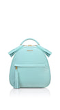 Woman Leather Backpack Lady Anne Vogue Turquoise