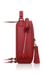 Woman Leather Backpack Lady Anne Vogue Dark Red