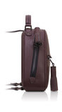 Woman Leather Backpack Lady Anne Vogue Maroon