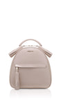 Woman Leather Backpack Lady Anne Vogue White
