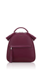 Woman Leather Backpack Lady Anne Vogue Red