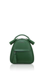 Woman Leather Backpack Lady Anne Vogue Mini Green