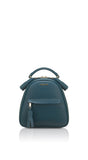 Woman Leather Backpack Lady Anne Vogue Mini Dark Slate Blue