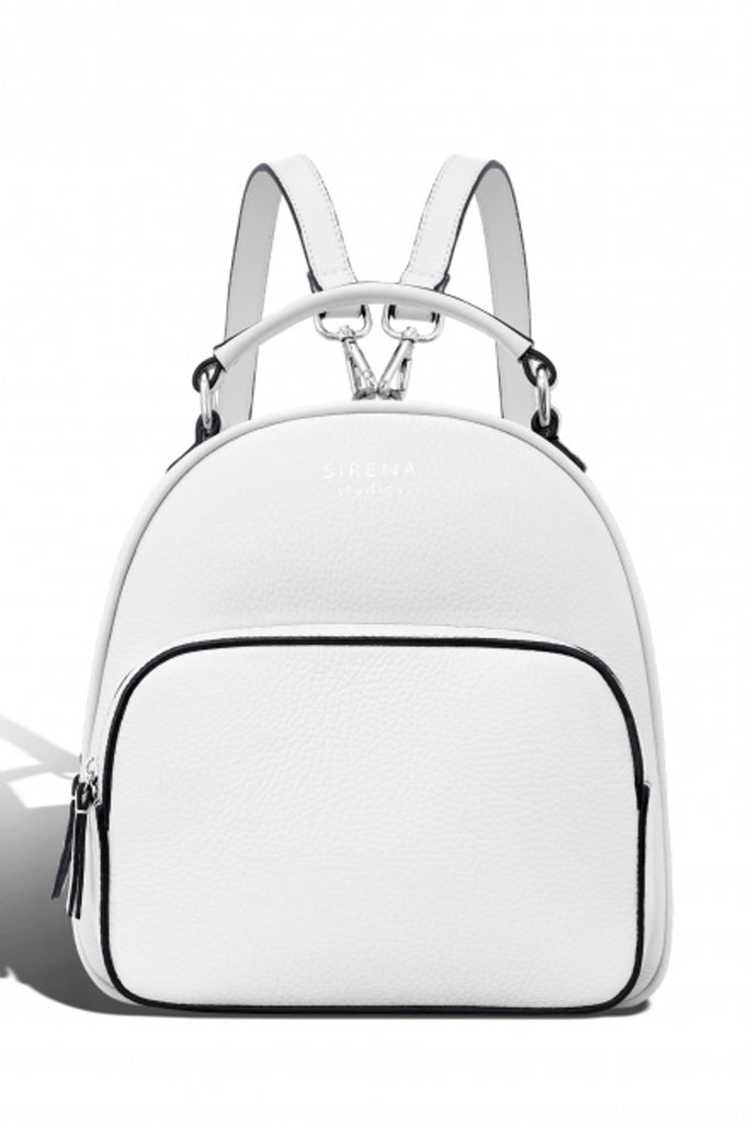 Woman Leather Backpack Lady Anne LUCIDARE Maxi Red