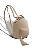 Woman Leather Backpack Lady Anne Prime Yellow