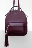 Woman Leather Backpack Lady Anne Prime Yellow