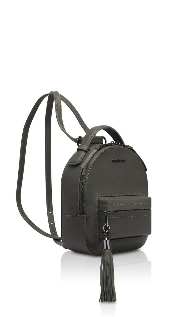 Woman Leather Backpack Lady Anne Prime Red