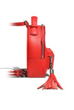 Woman Leather Backpack Lady Anne Prime Red