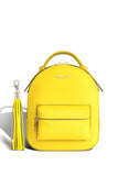 Woman Leather Backpack Lady Anne Prime Yellow