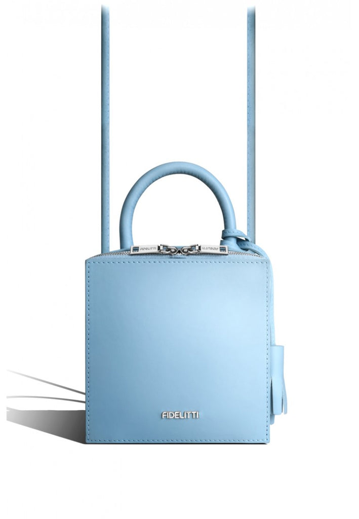 Woman Leather Crossbody Bag Lady Anne Cube Dark Red