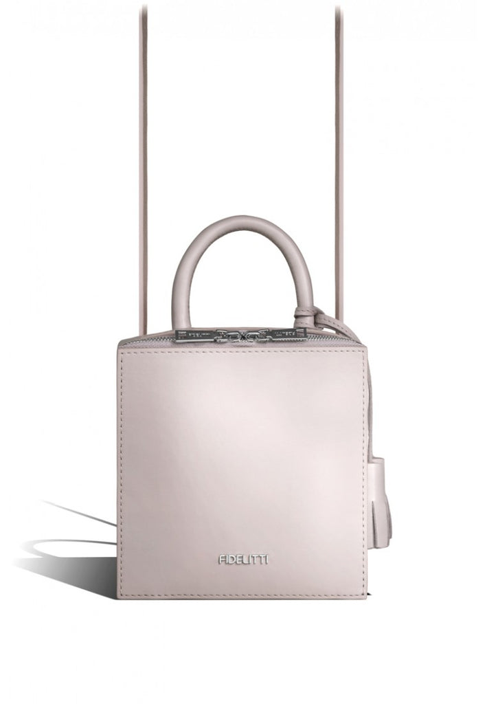 Woman Leather Crossbody Bag Lady Anne Cube Dark Red