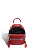 Woman Leather Backpack Lady Anne 'GO GO' Mini Red
