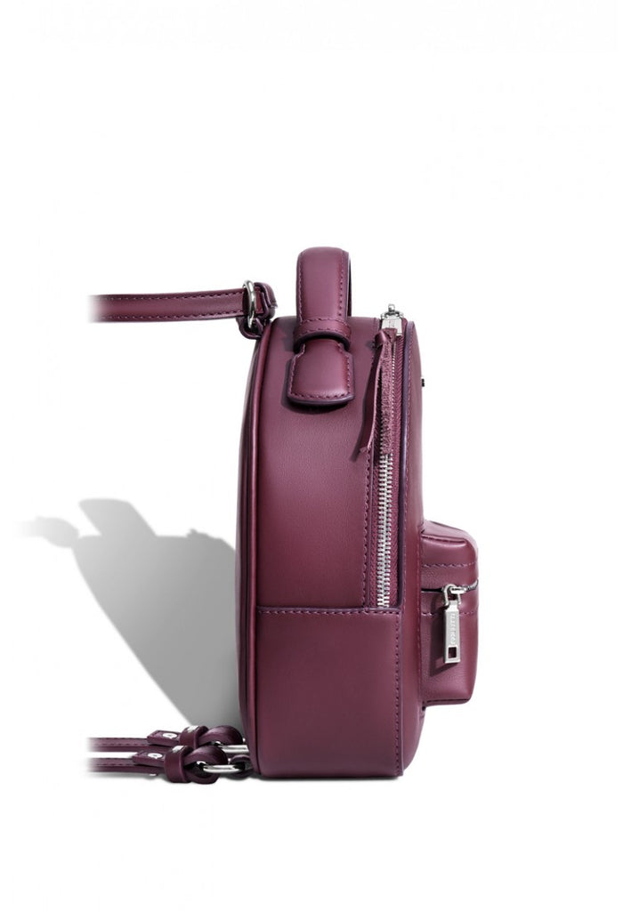Woman Leather Backpack Lady Anne Prime Burgundy