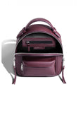 Woman Leather Backpack Lady Anne Prime Burgundy