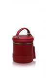 Woman Leather Crossbody Bag Lady Anne Barrel Dark Red
