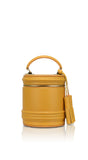 Woman Leather Cross Body Bag Lady Anne Barrel Yellow