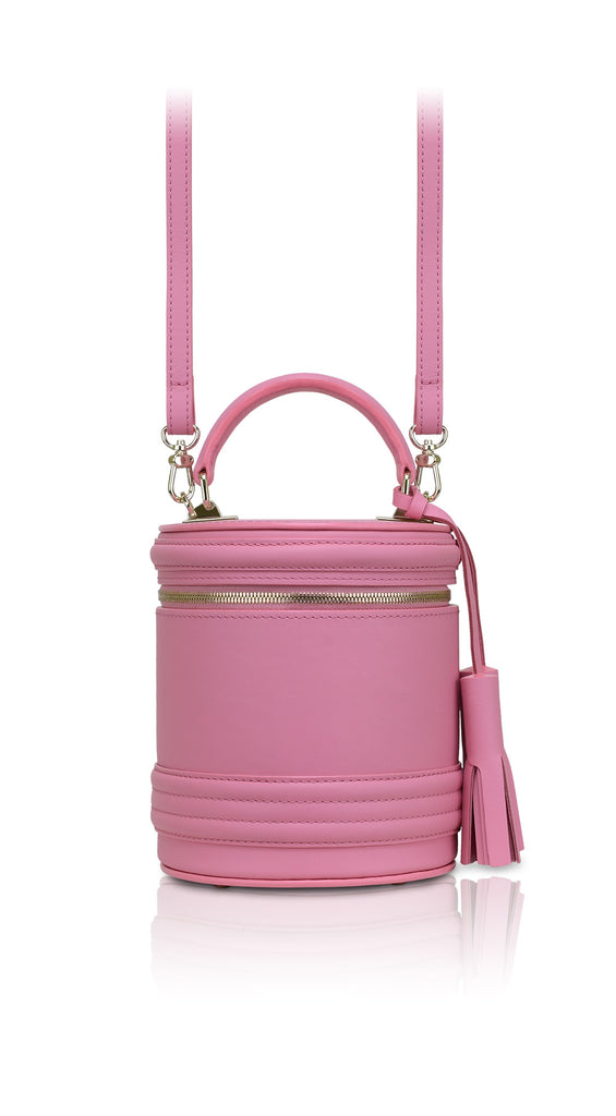 Woman Leather Cross Body Bag Lady Anne Barrel Yellow