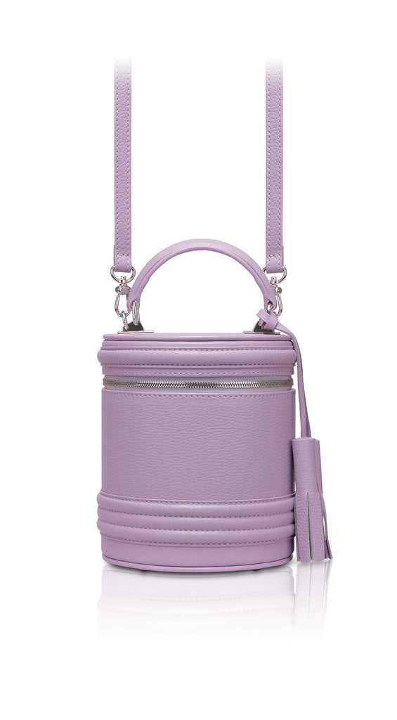 Woman Leather Crossbody Bag Lady Anne Barrel Dark Red