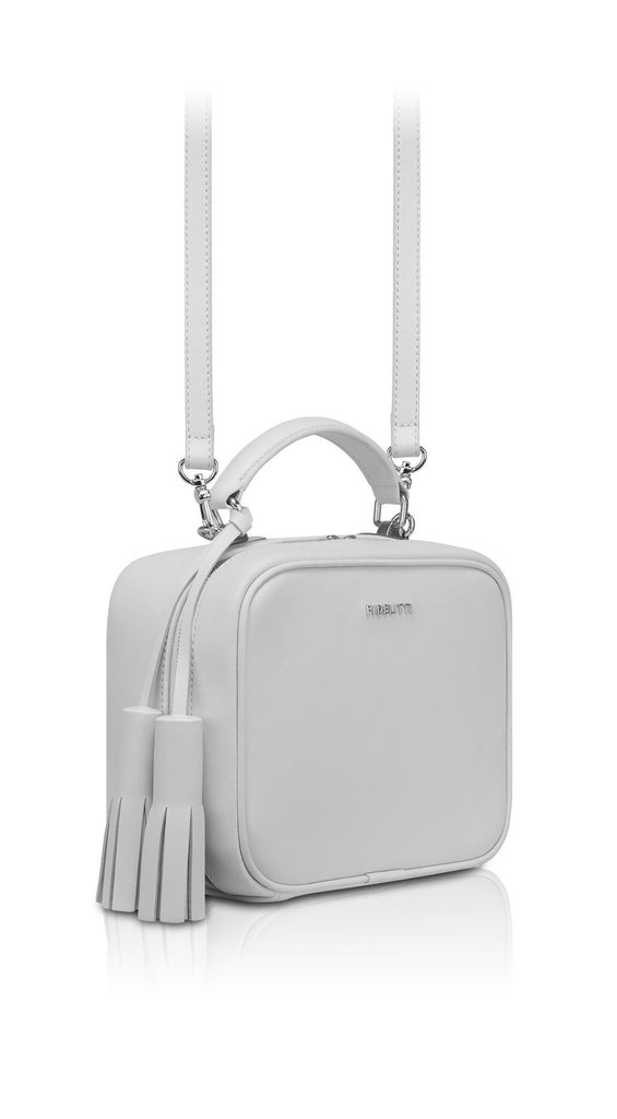 Woman Leather Cross Body Bag BonBon Dark Red