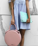 Woman Leather Bag Lady Anne Tesoro Gray