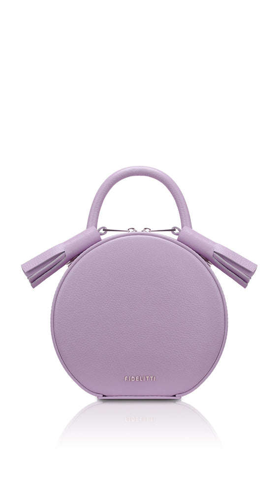 Woman Leather Bag Lady Anne Tesoro Mini Crimson