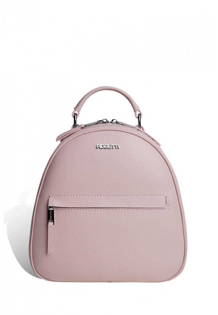 Woman Leather Backpack Lady Anne Vogue Pink