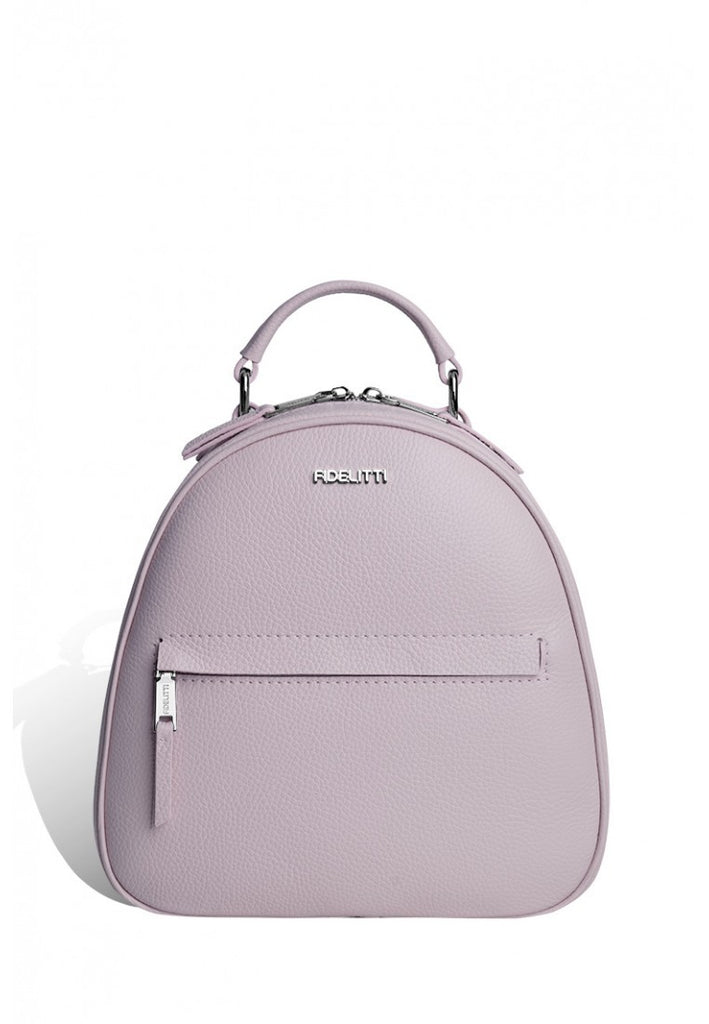 Woman Leather Backpack Lady Anne Vogue Lavender