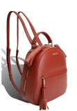 Woman Leather Backpack Lady Anne Vogue Brown